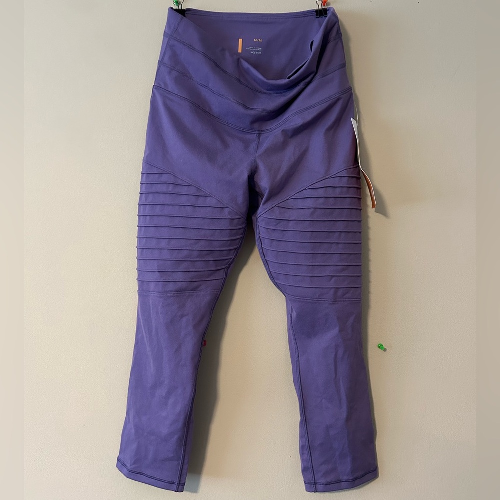 NEW Lucy Perfect Core Moto Capri Leggings